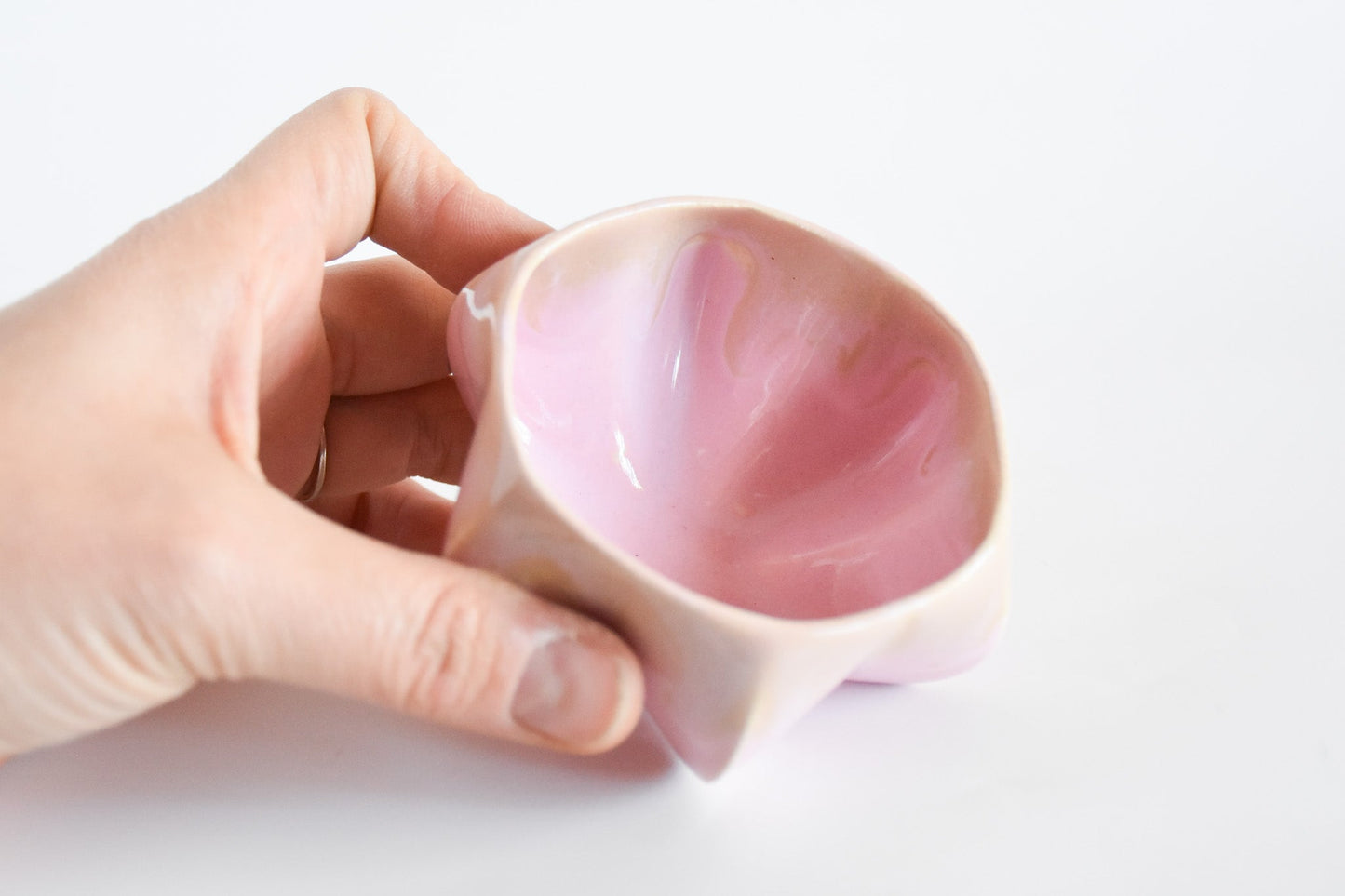 SECOND | Pom Honey Pot - Pink and Tan