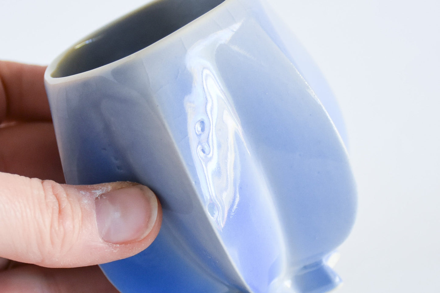 SECOND | Pom Kiddush Cup - Blue Fade
