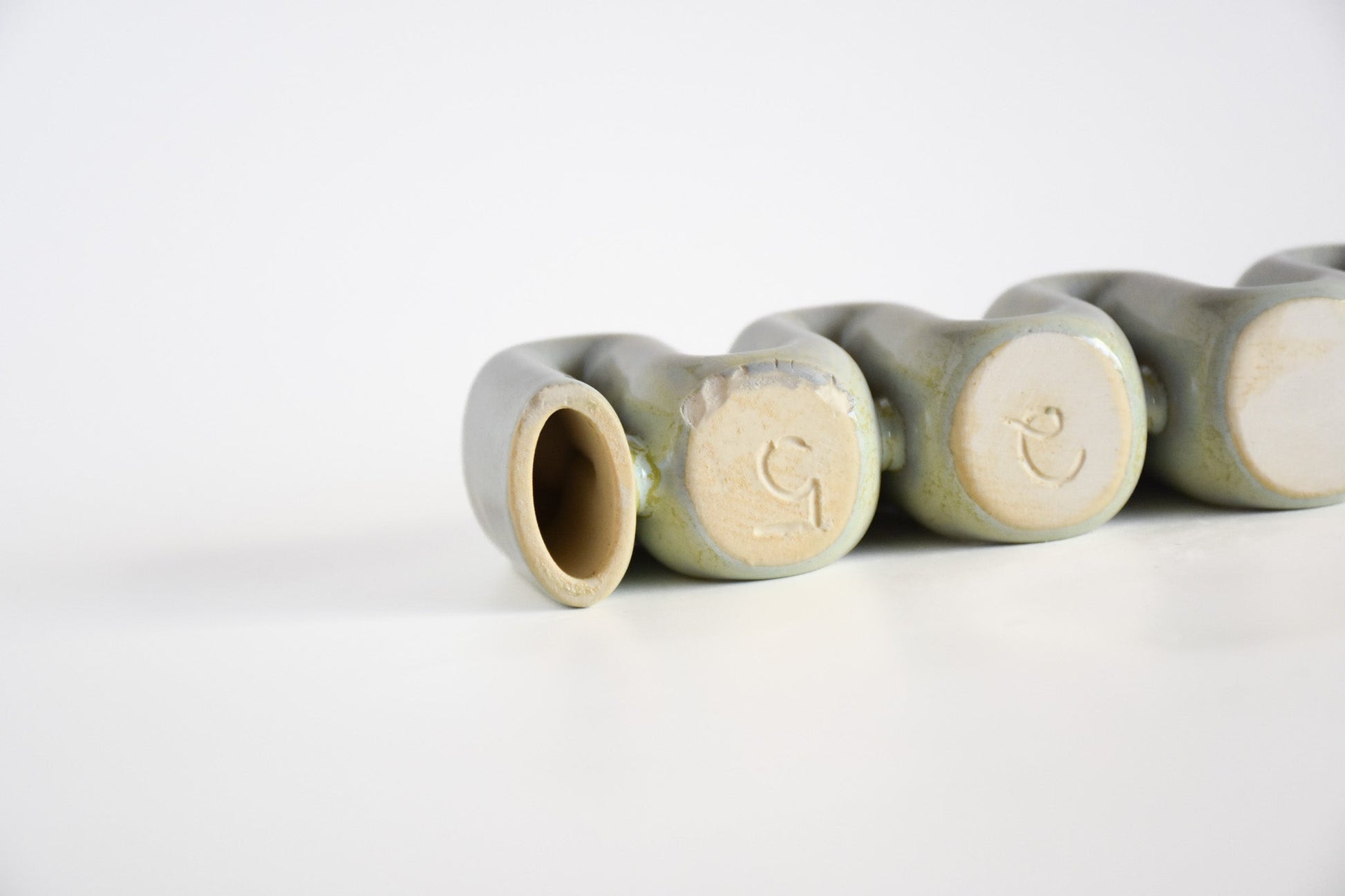Handmade ceramic titled '' – modern Judaica by Feldi Studios