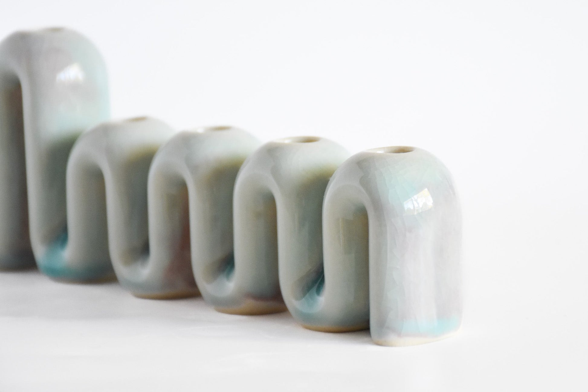 Handmade ceramic titled '' – modern Judaica by Feldi Studios