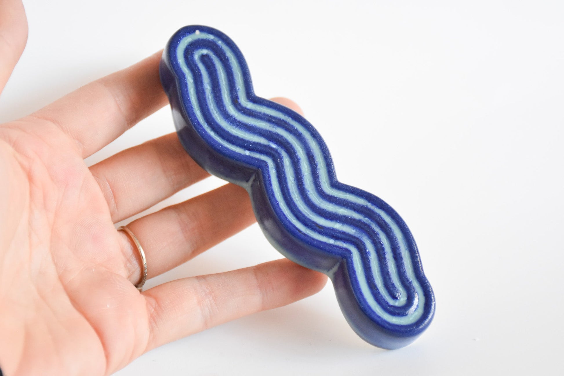 Handmade ceramic titled '' – modern Judaica by Feldi Studios
