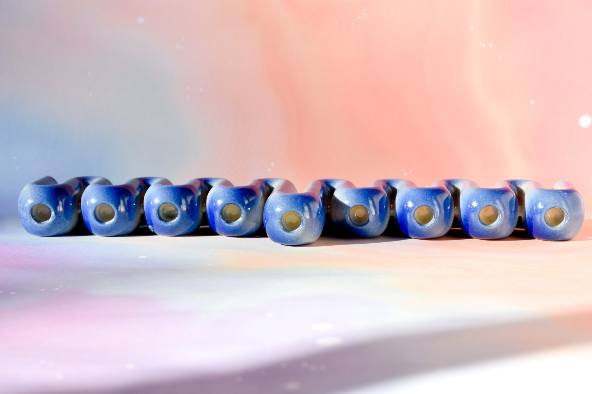 Handmade ceramic  titled '' – modern Judaica by Feldi Studios