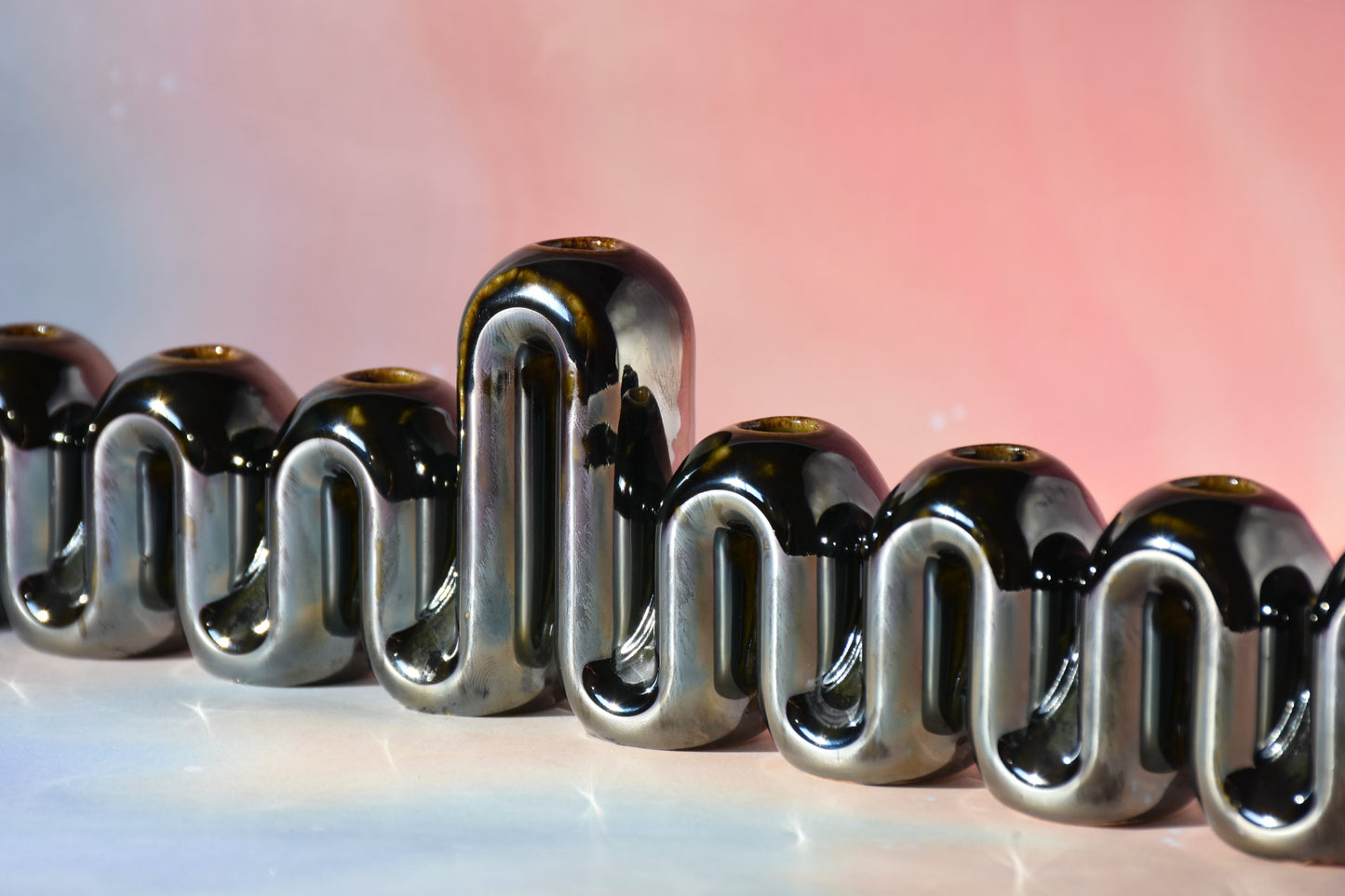 Handmade ceramic titled '' – modern Judaica by Feldi Studios