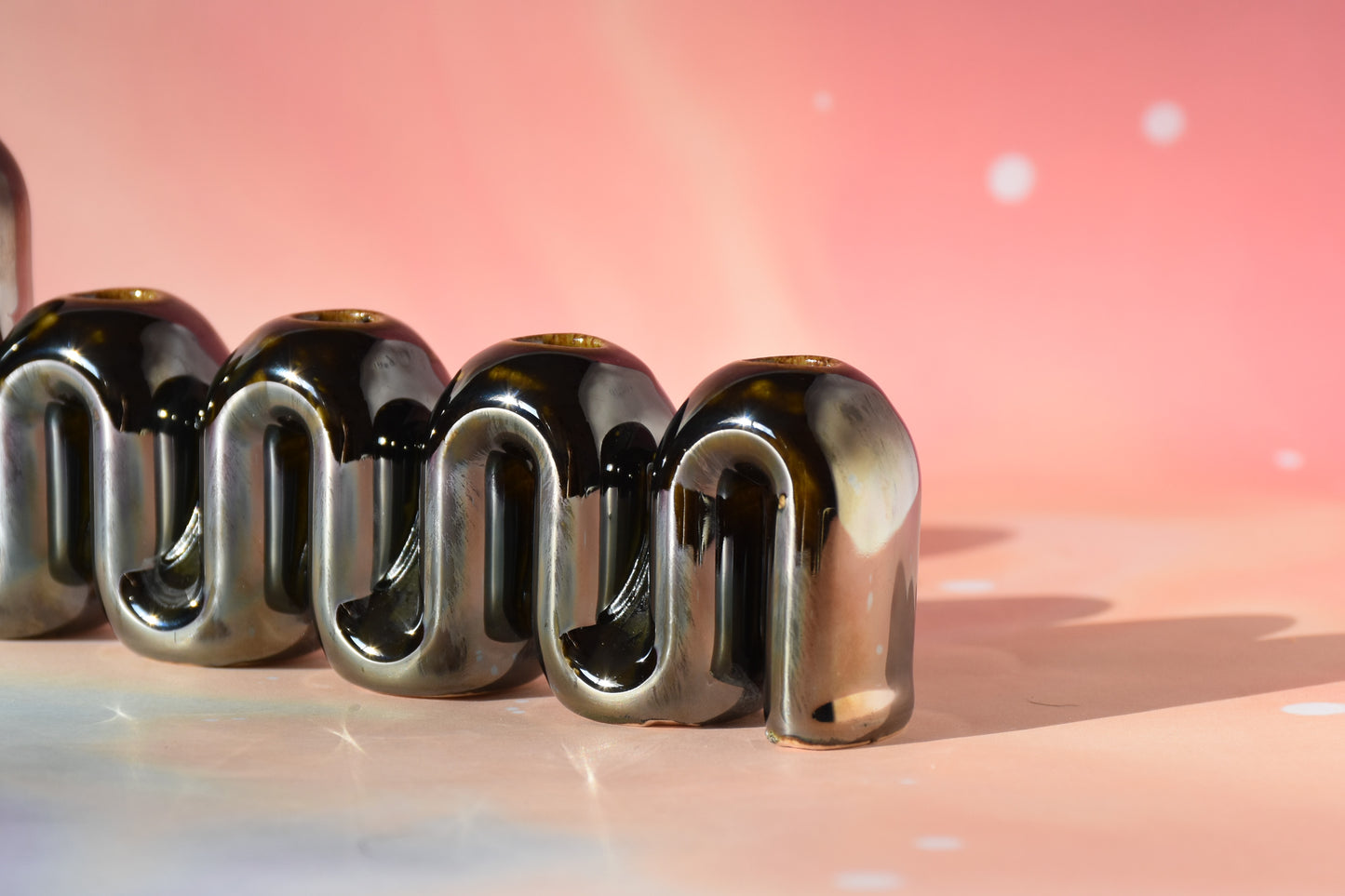 Handmade ceramic titled '' – modern Judaica by Feldi Studios