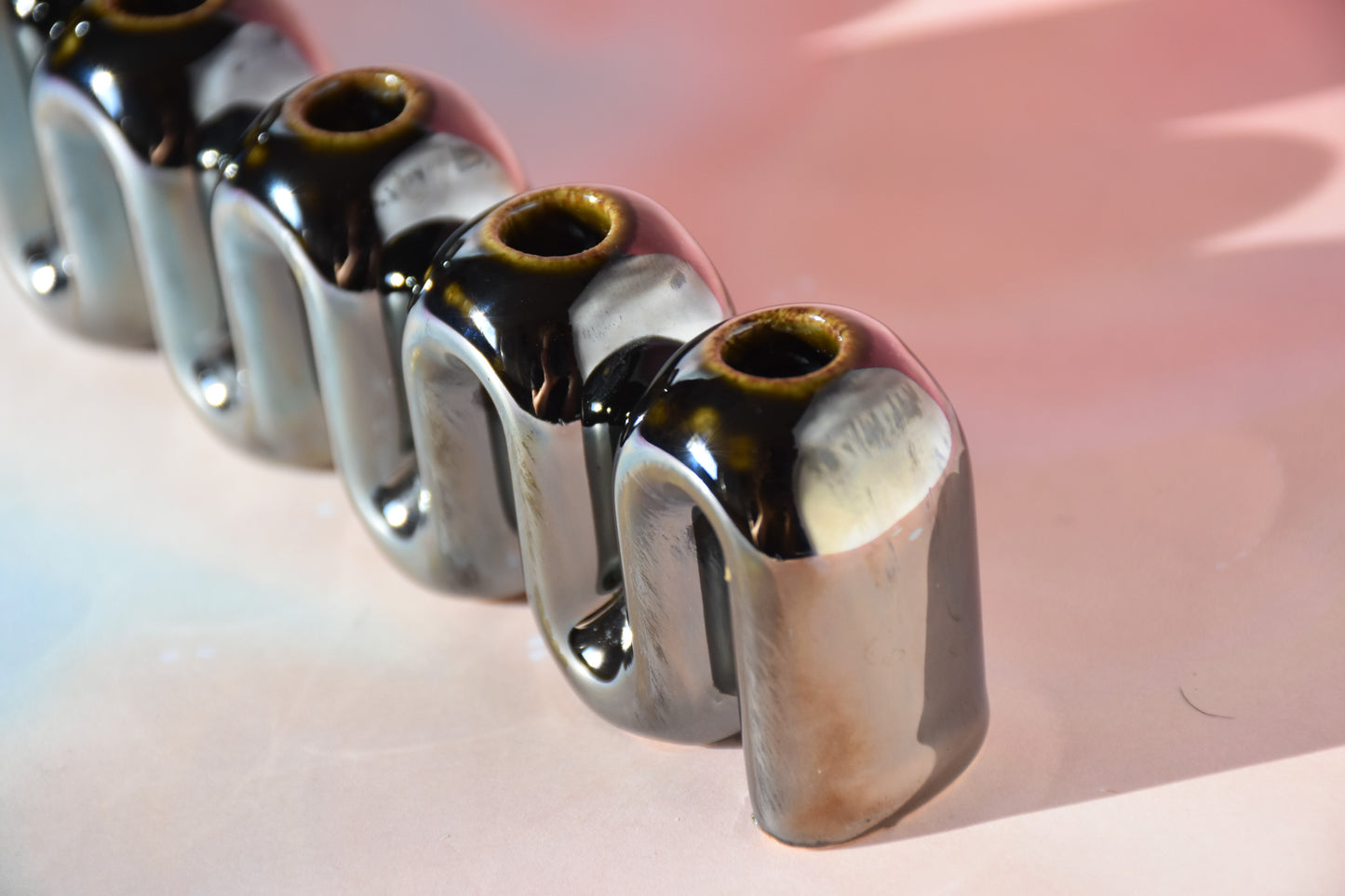 Handmade ceramic titled '' – modern Judaica by Feldi Studios