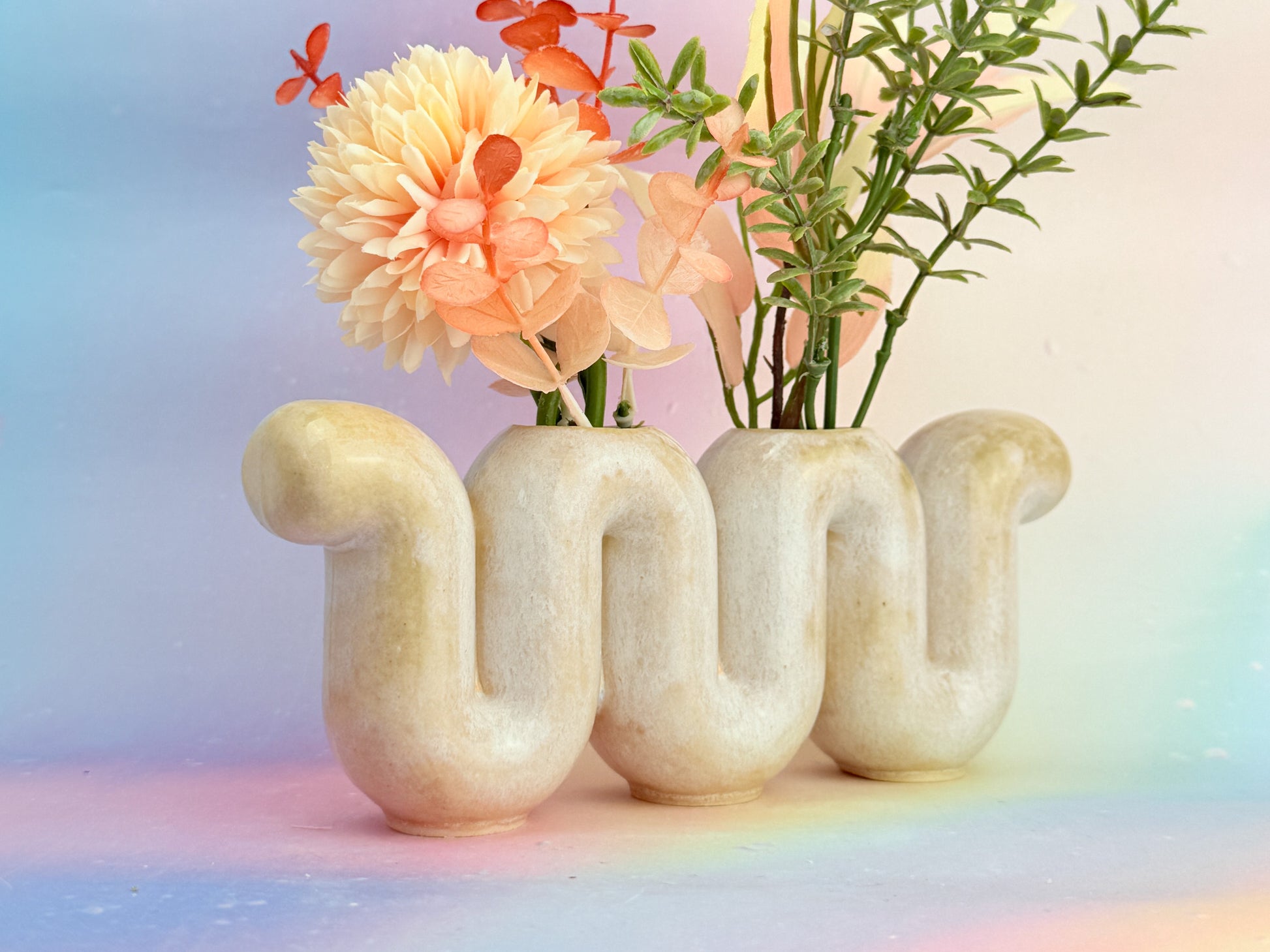 Handmade ceramic  titled '' – modern Judaica by Feldi Studios