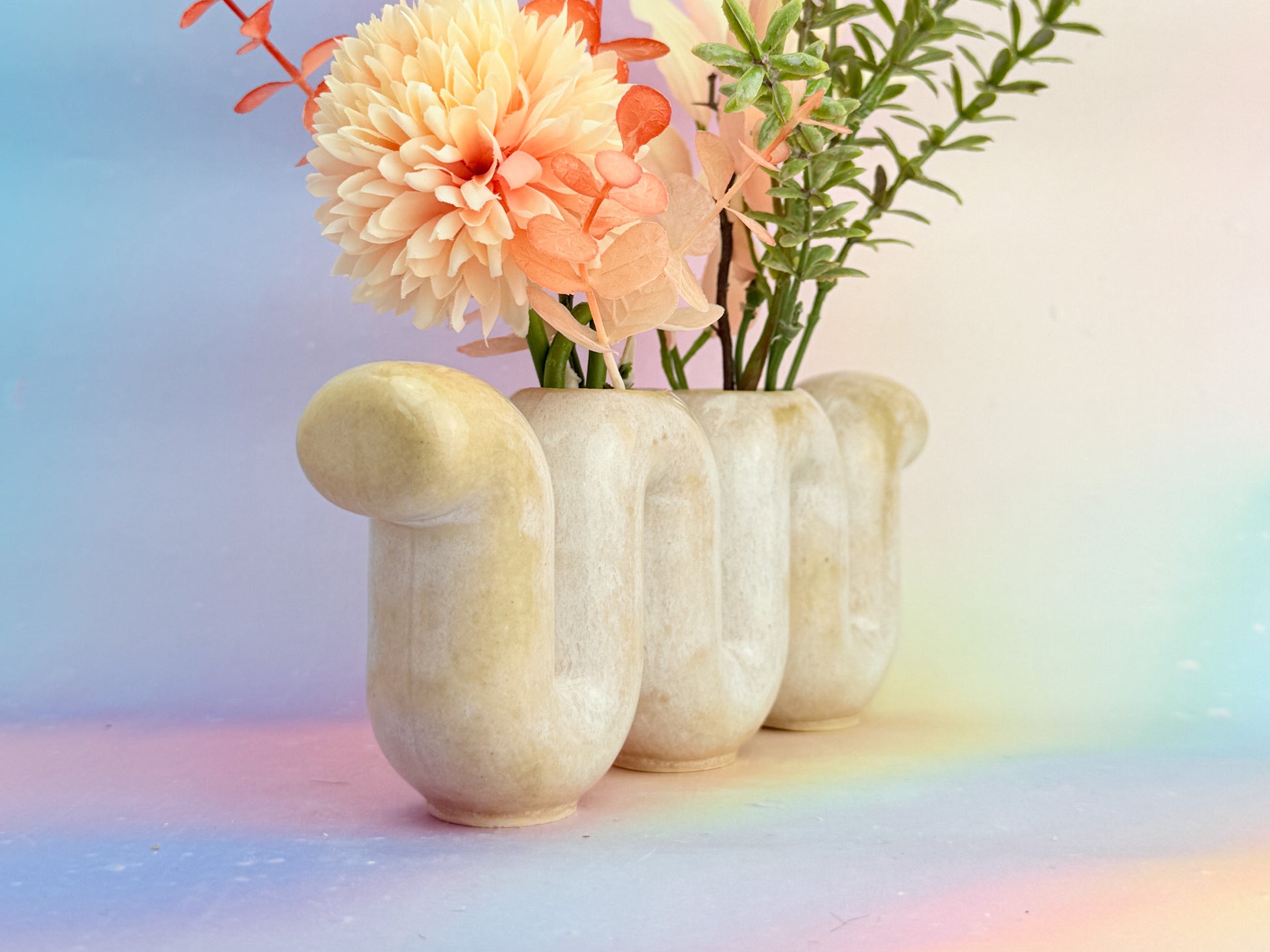 Handmade ceramic  titled '' – modern Judaica by Feldi Studios