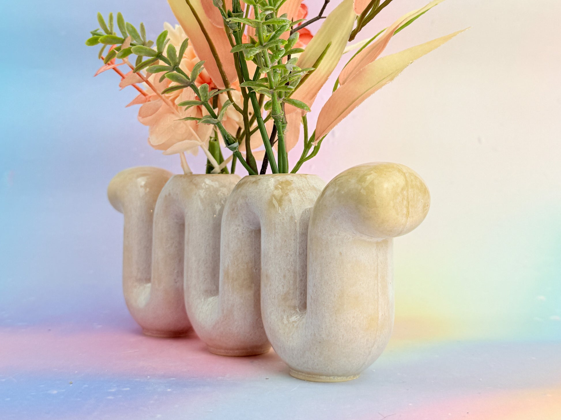 Handmade ceramic  titled '' – modern Judaica by Feldi Studios