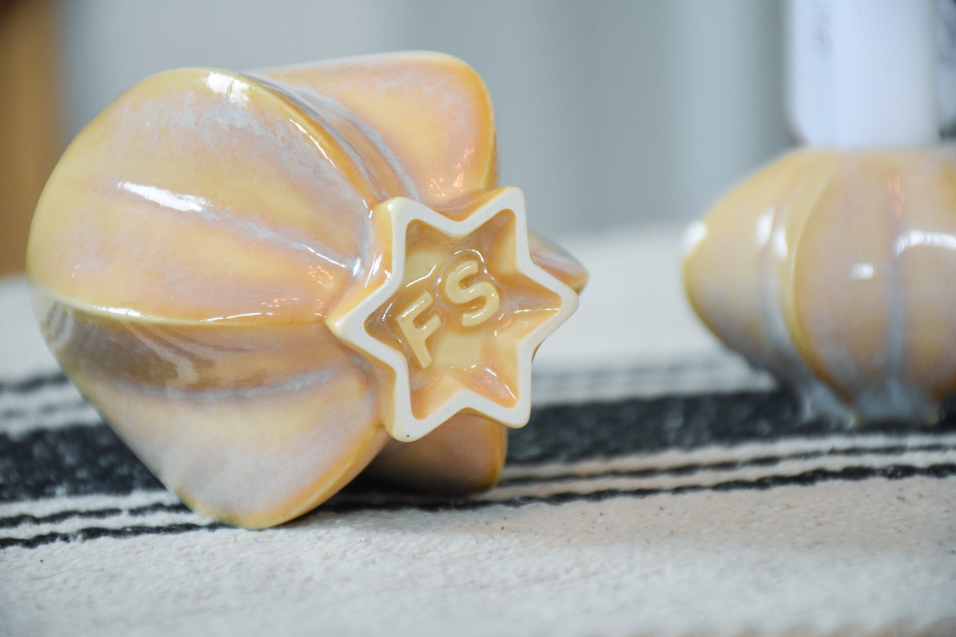 Handmade ceramic  titled '' – modern Judaica by Feldi Studios