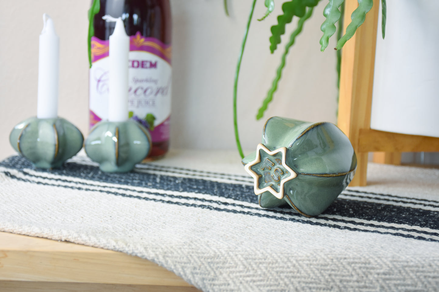 Handmade ceramic  titled '' – modern Judaica by Feldi Studios