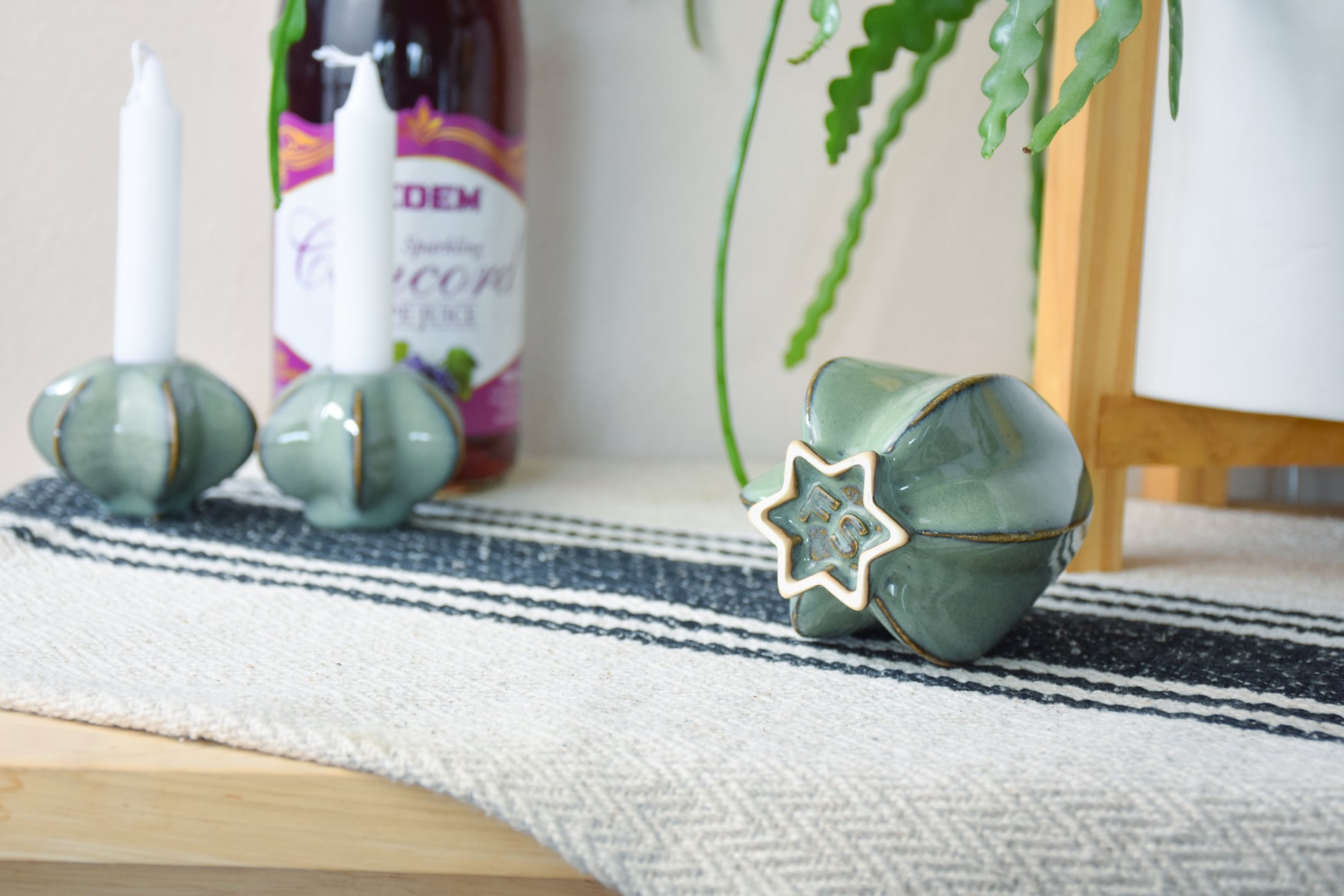 Handmade ceramic  titled '' – modern Judaica by Feldi Studios