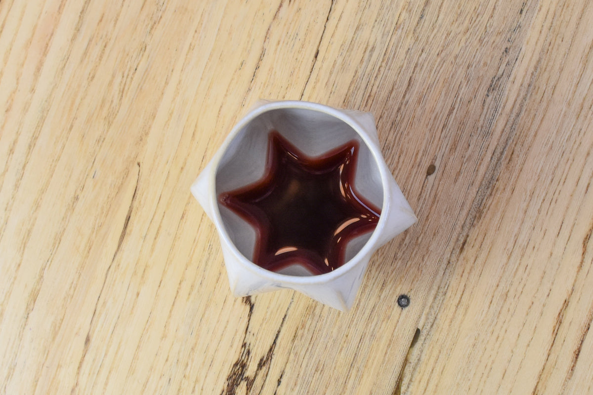 Handmade ceramic titled '' – modern Judaica by Feldi Studios