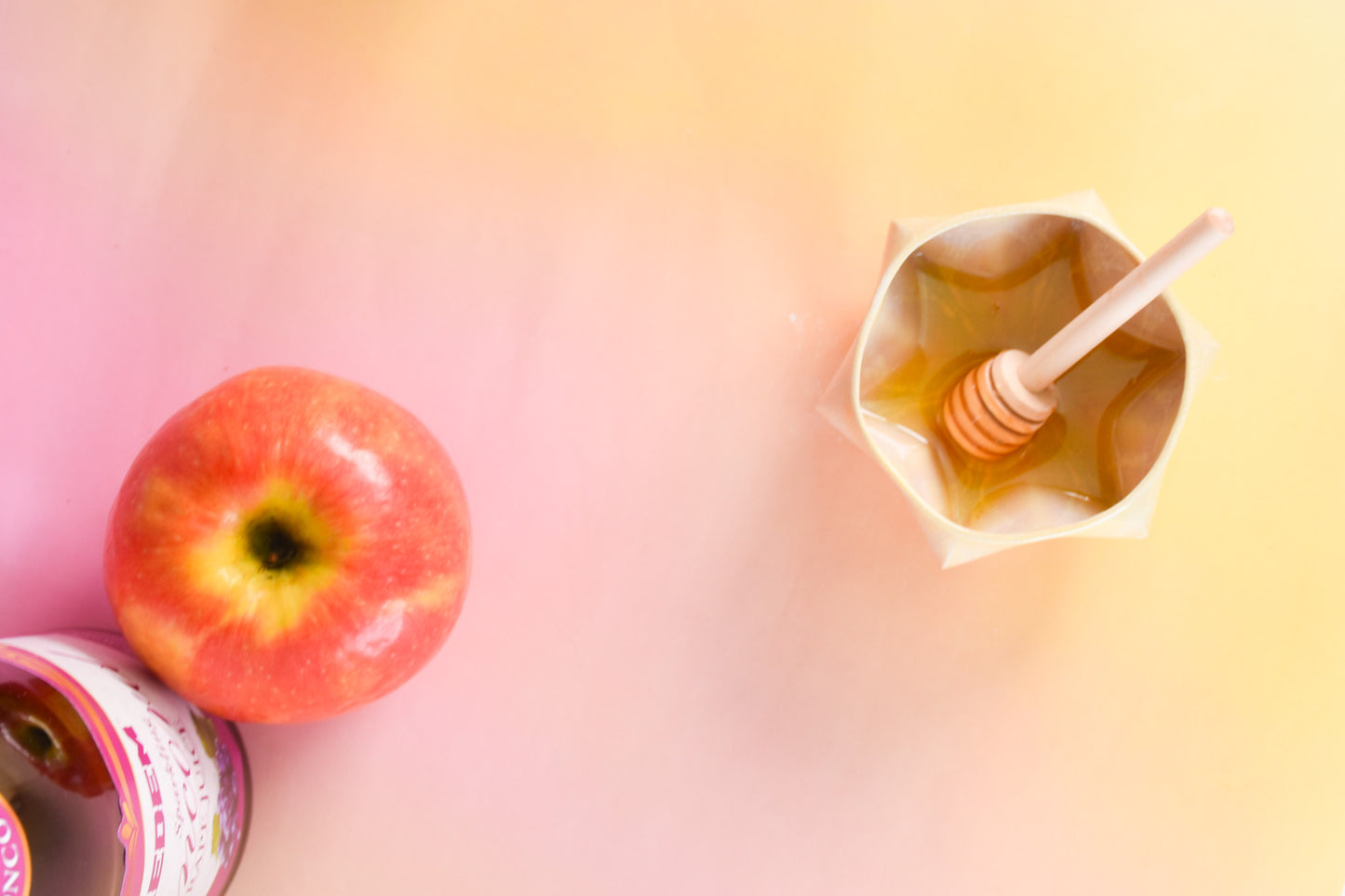 Pom Honey Pot - Gold and Pink, 2