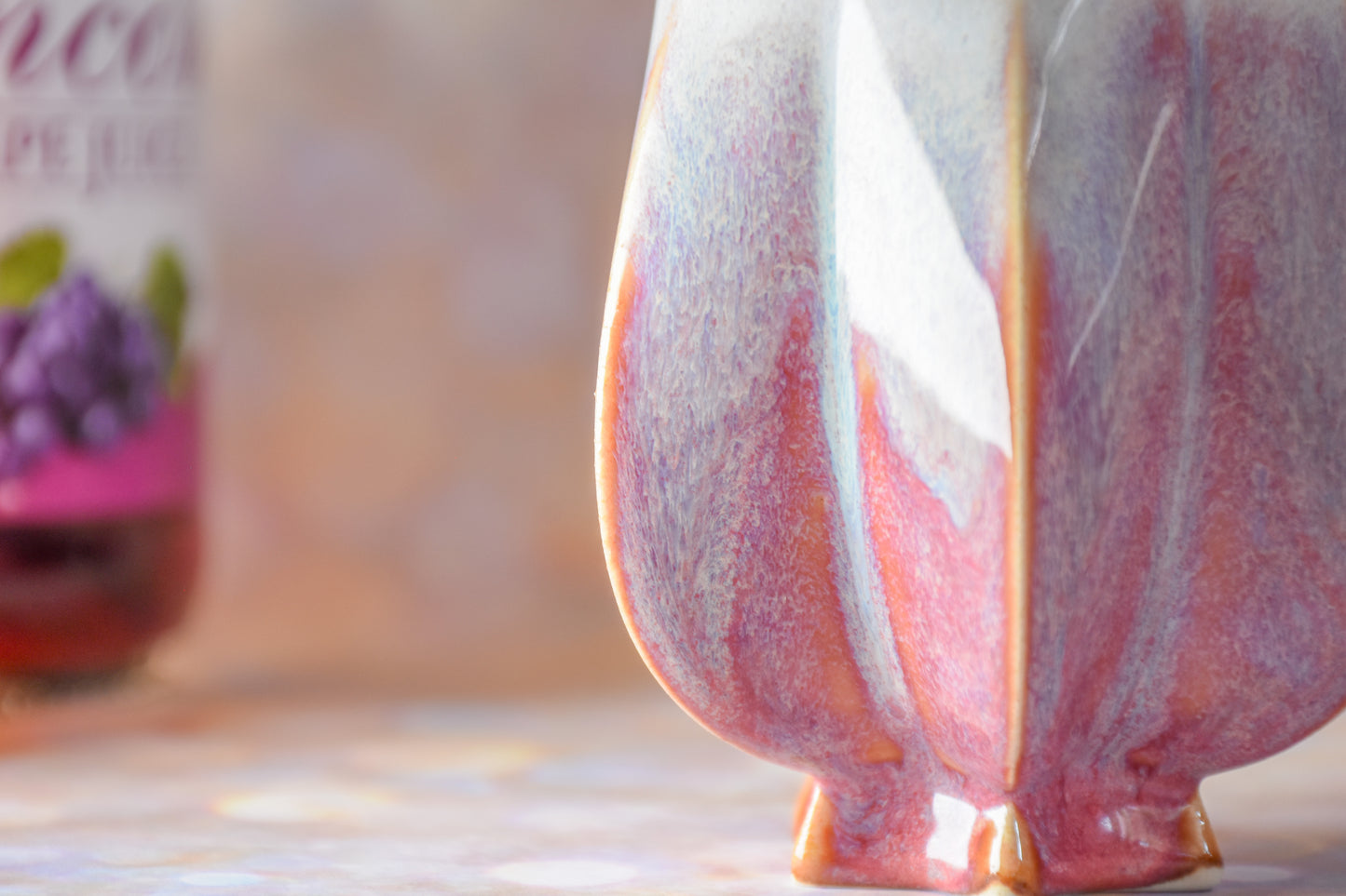 Pom Kiddush Cup - Raspberry and Cream