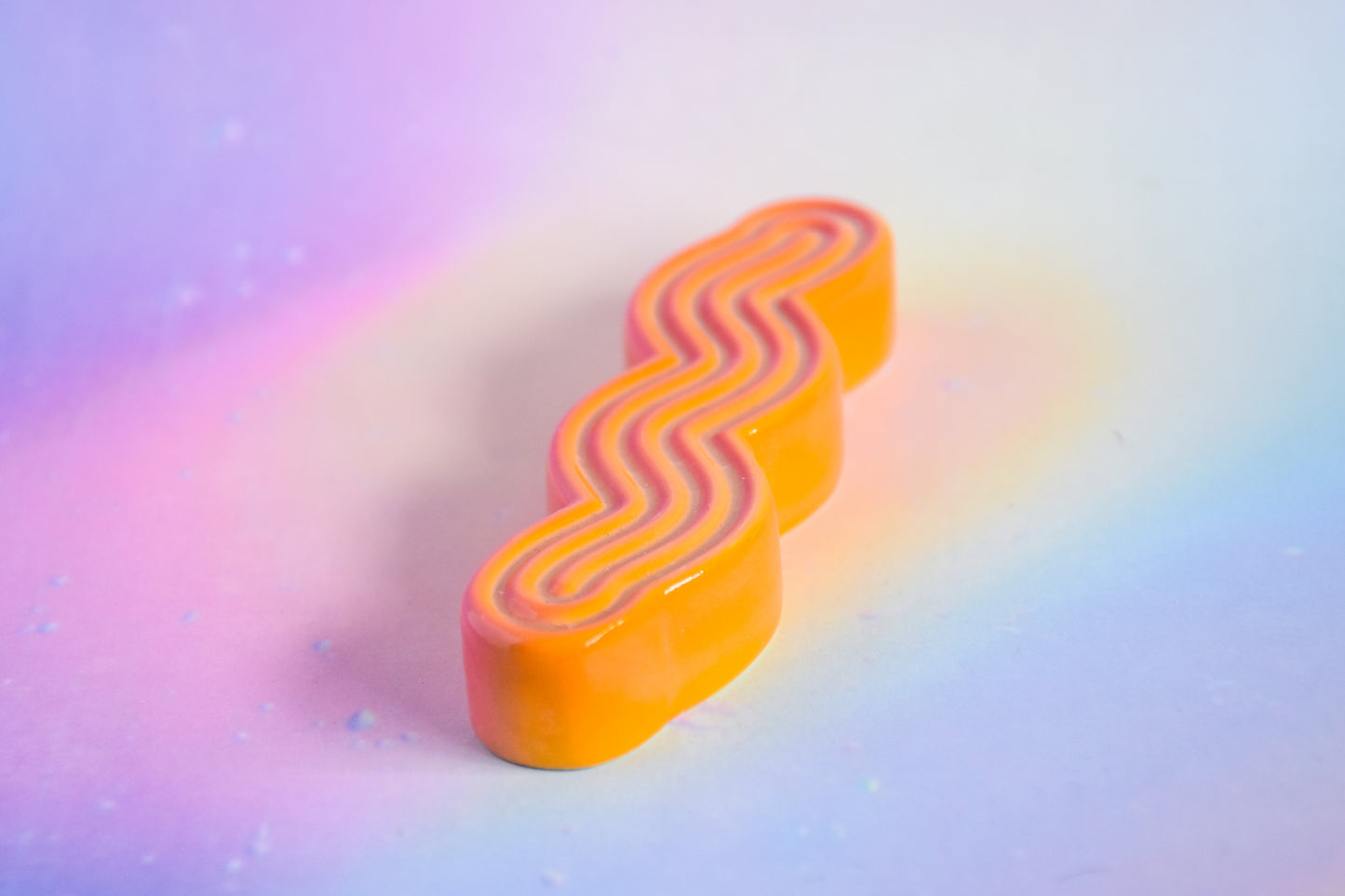 Squizuzah Mezuzah - Pink + Orange Fade
