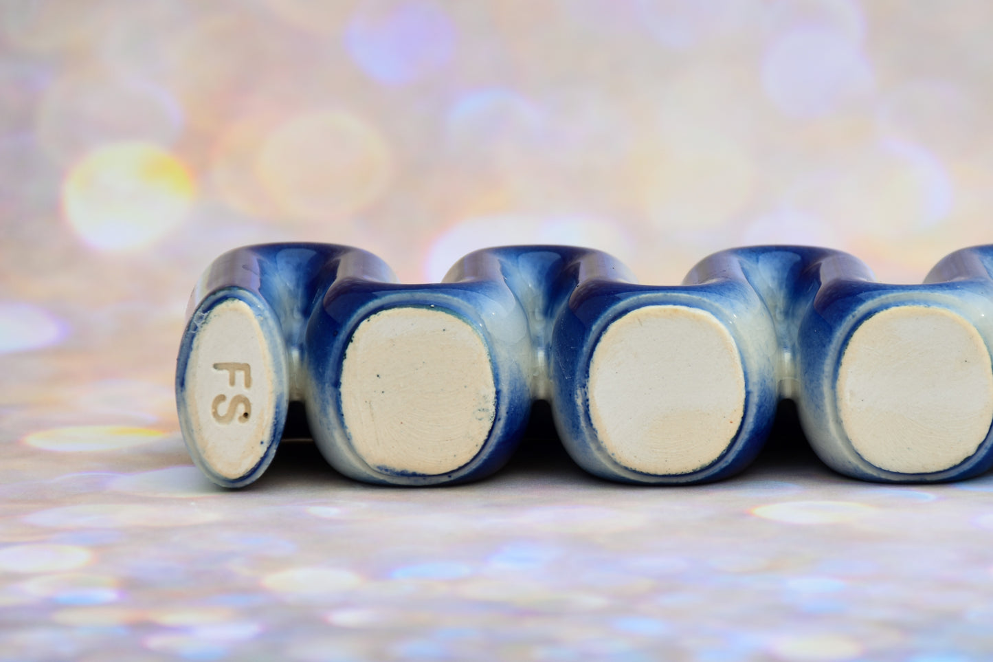 Hanukkah Menorah - Blue Fade