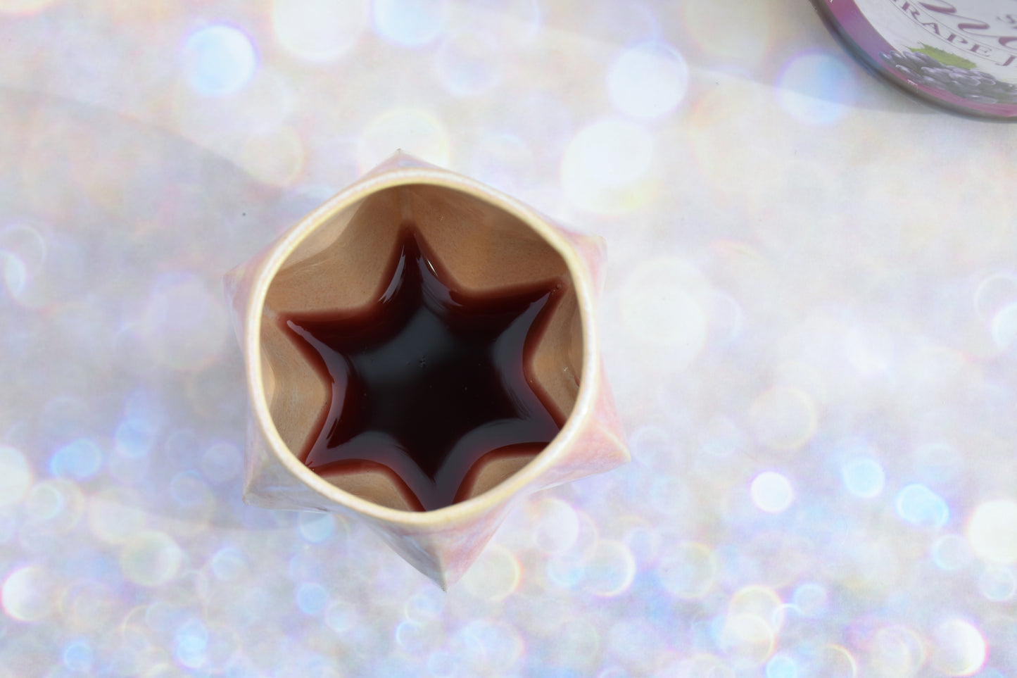 Pom Kiddush Cup - Rose Gold Drip