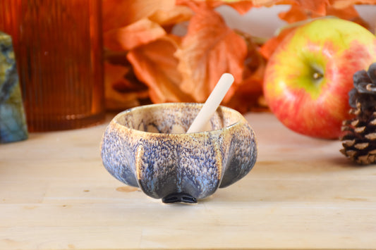 Rish Hashana Pom Honey Pot Blue and Gold