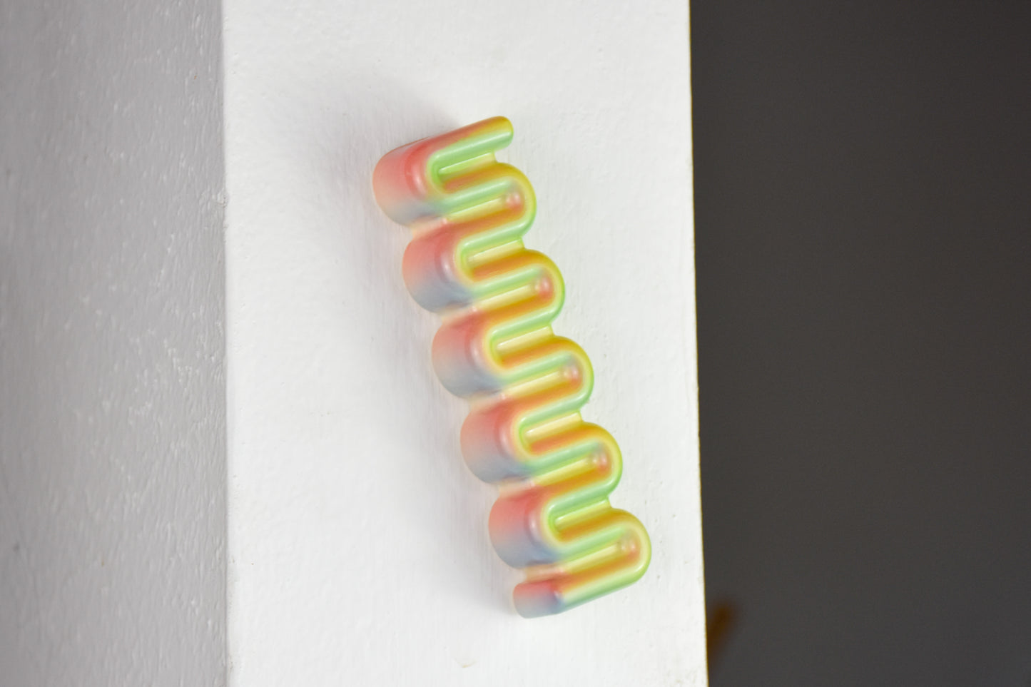 Ribbon Mezuzah - Rainbow