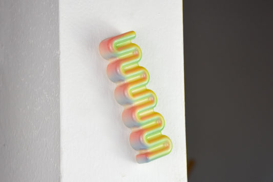 Ribbon Mezuzah - Rainbow