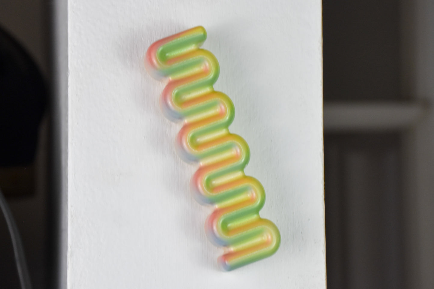 Ribbon Mezuzah - Rainbow