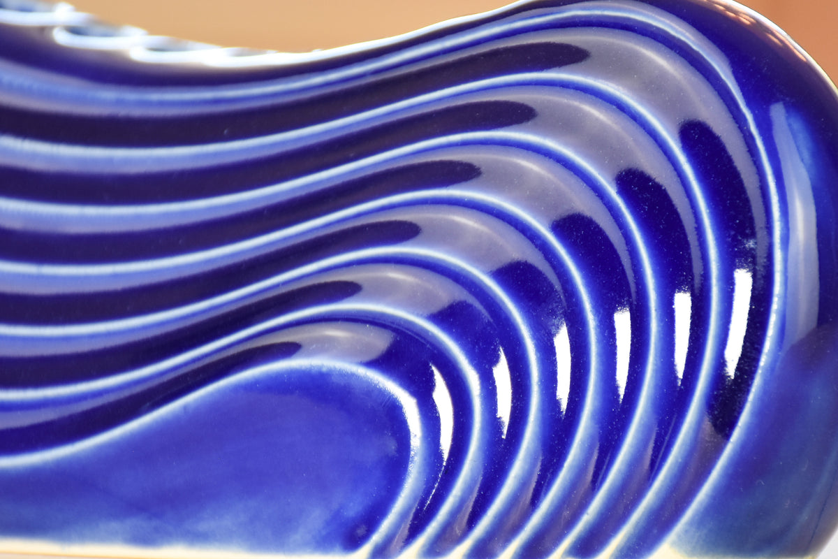 Wave Menorah, Jewcy Blue