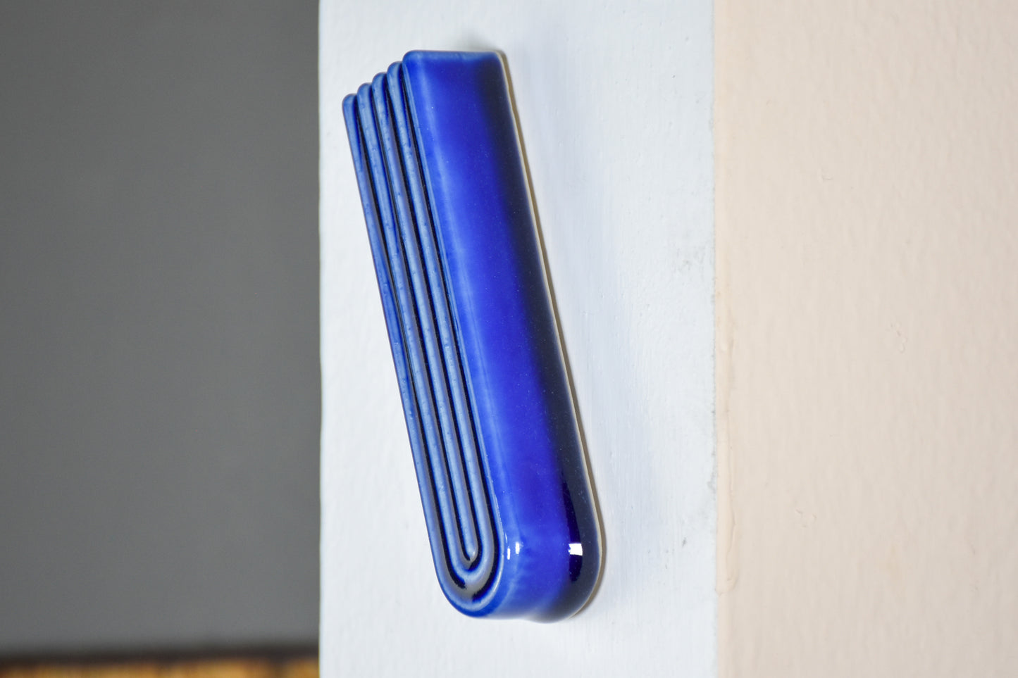 Arch Mezuzah - Jewcy Blue