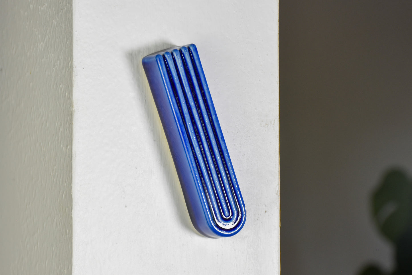 Arch Mezuzah - Jewcy Blue