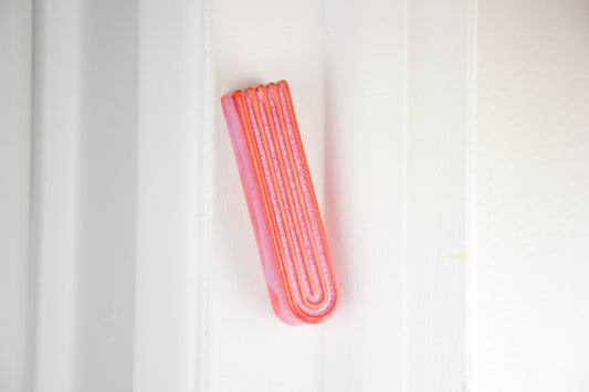 Arch Mezuzah - Hot Pink