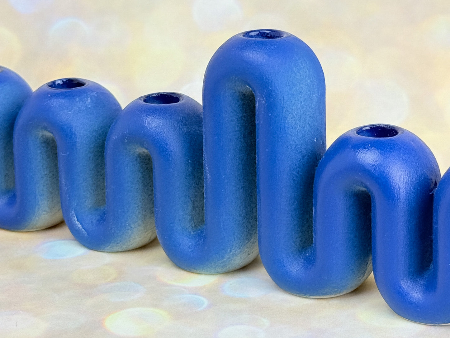 Hanukkah Menorah - Cobalt Blue | SECOND