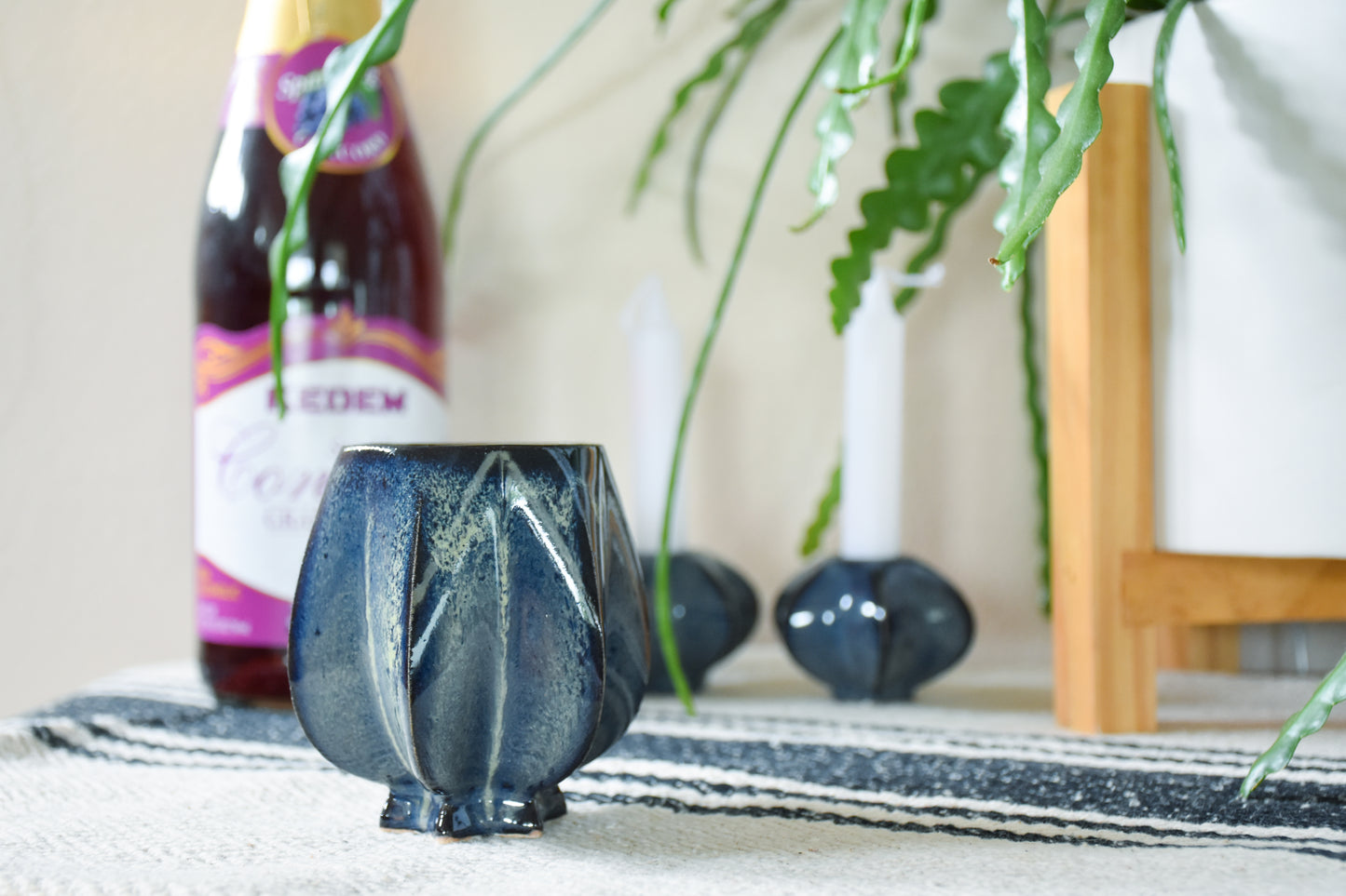 Kiddush Cup - Dark Denim