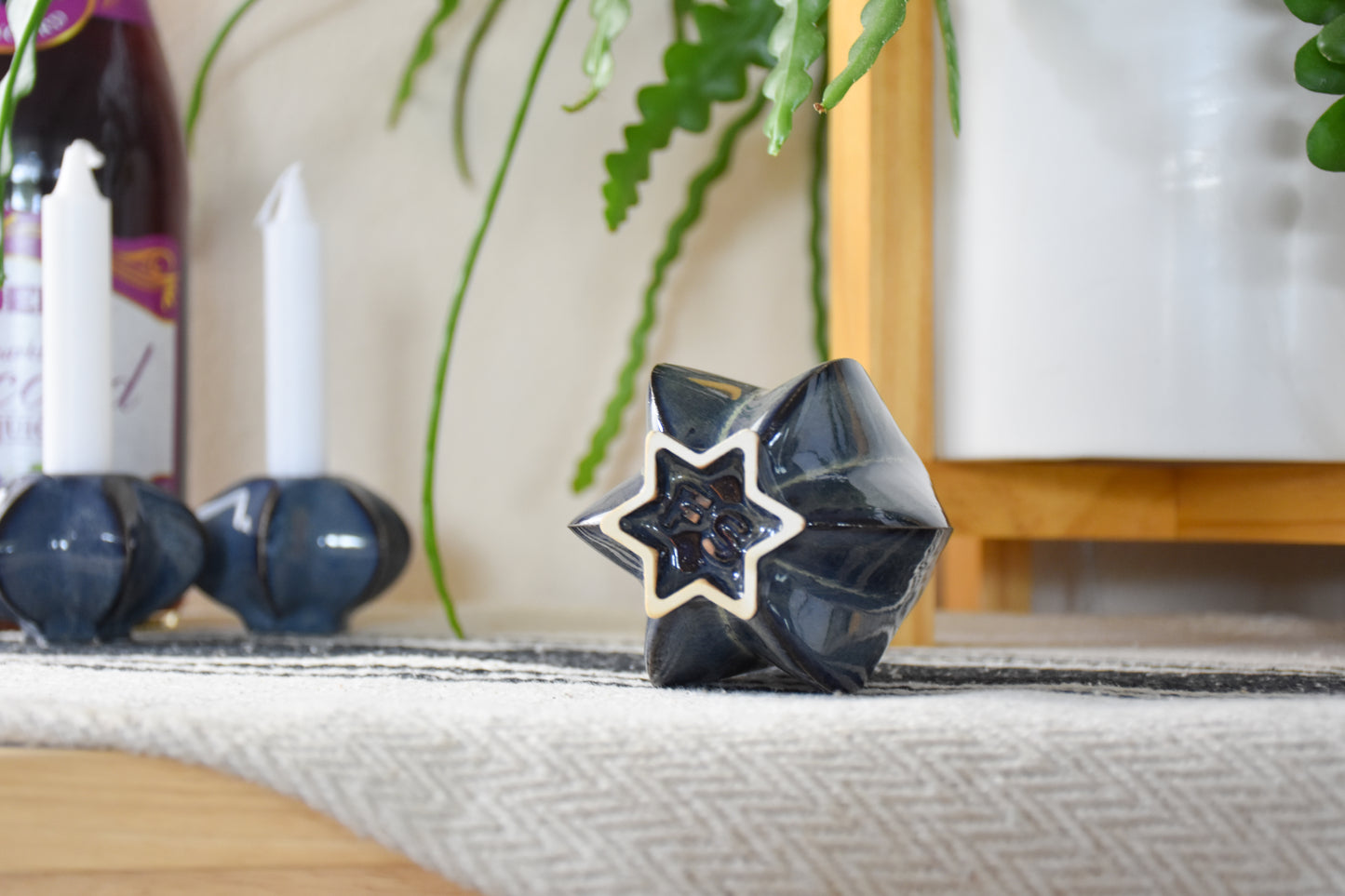 Kiddush Cup - Dark Denim