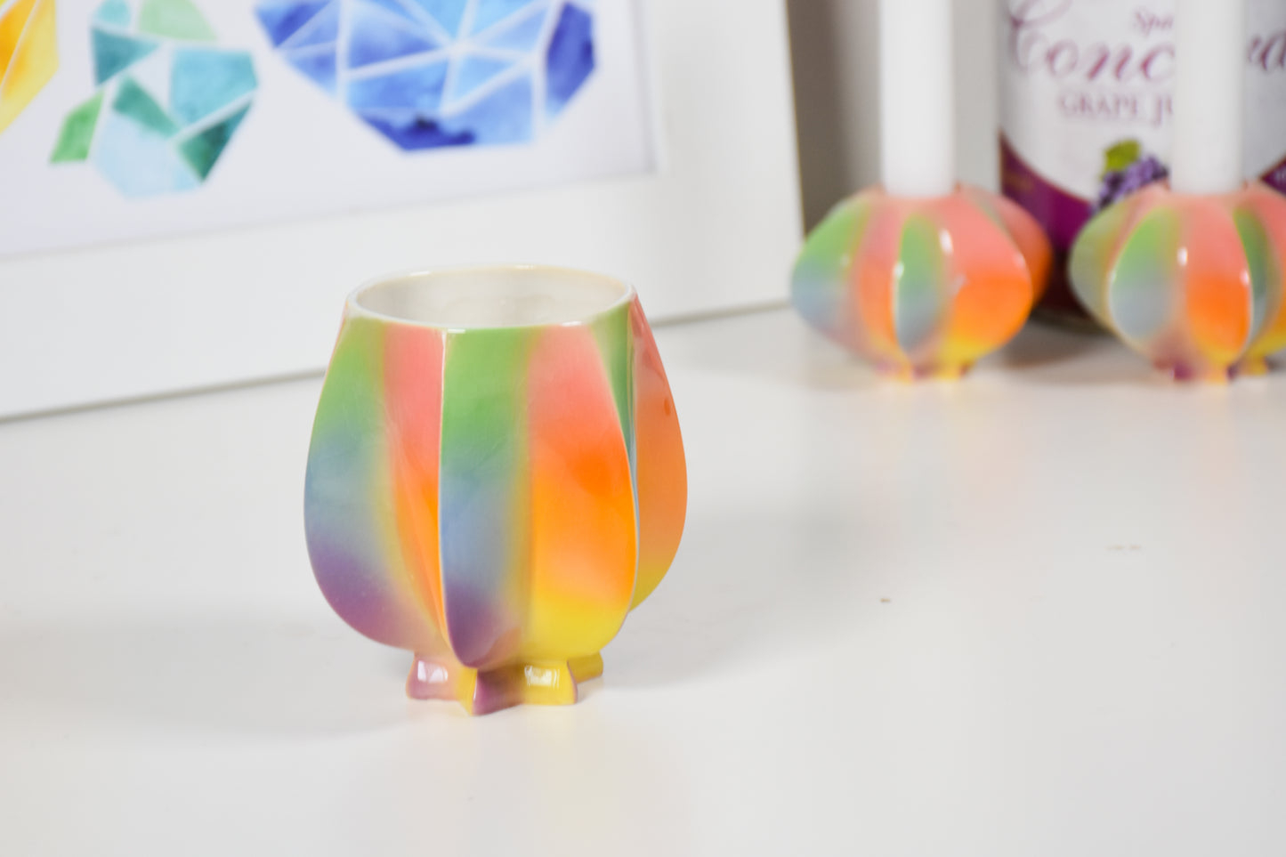 Kiddush Cup - Rainbow #1