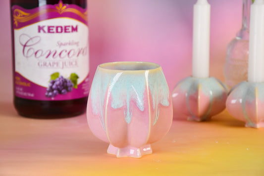 Pom Kiddush Cup - Cotton Candy