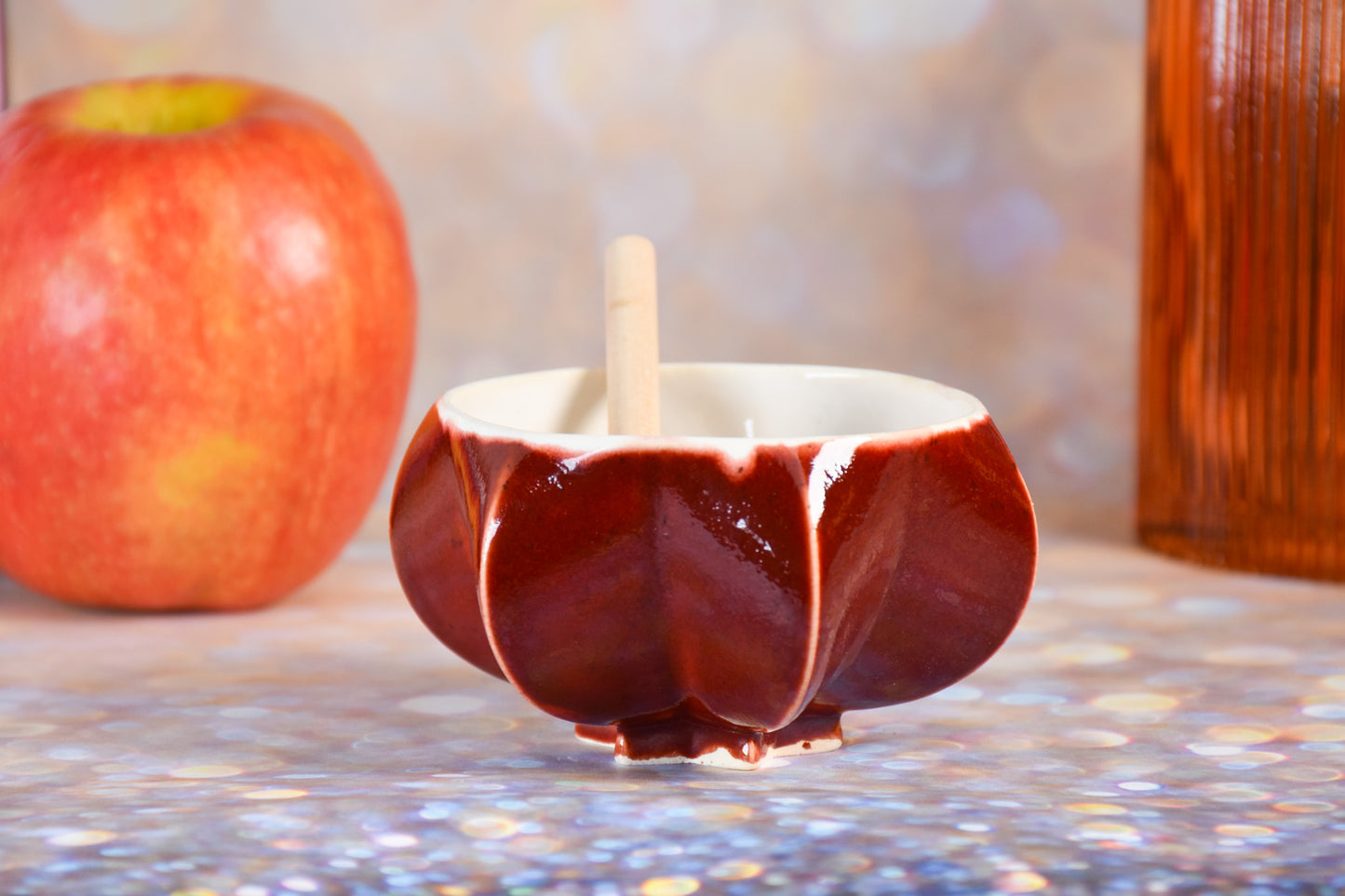 Pom Honey Pot - Red and White