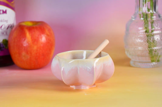 Pom Honey Pot - Gold and Pink