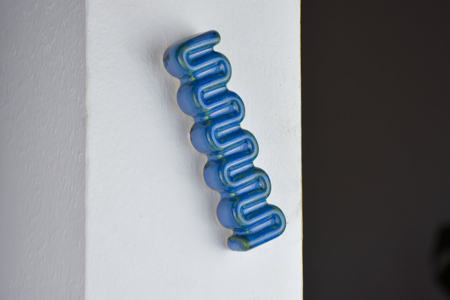 Ribbon Mezuzah - Periwinkle