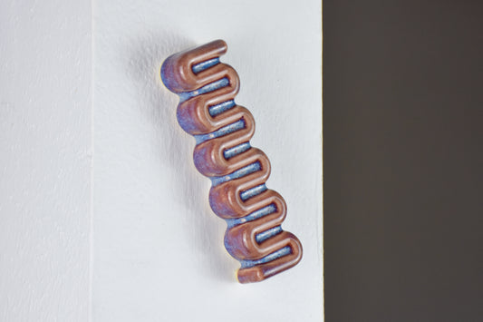 Ribbon Mezuzah - Ultraviolet