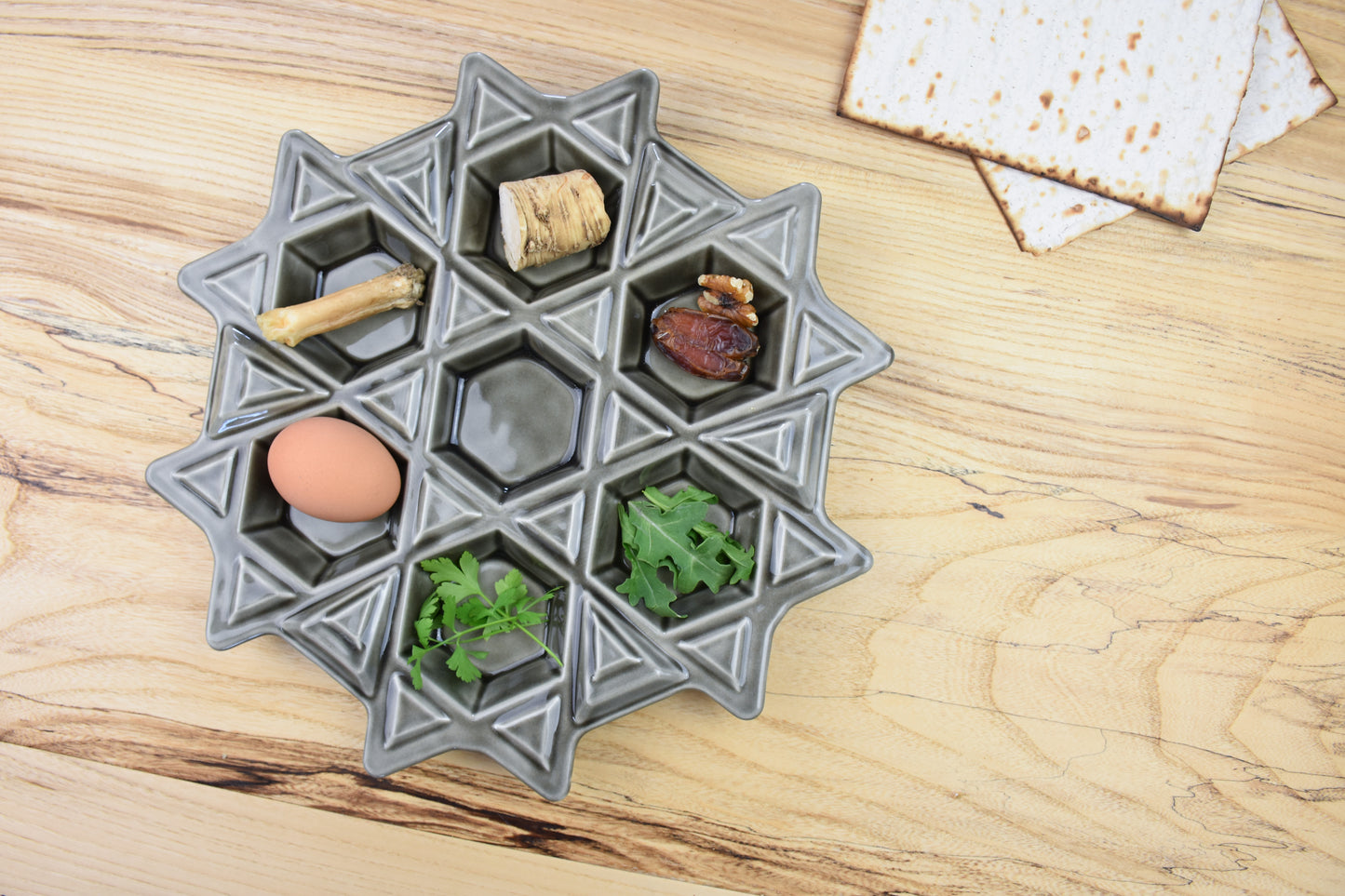 Passover Seder Plate - Fog
