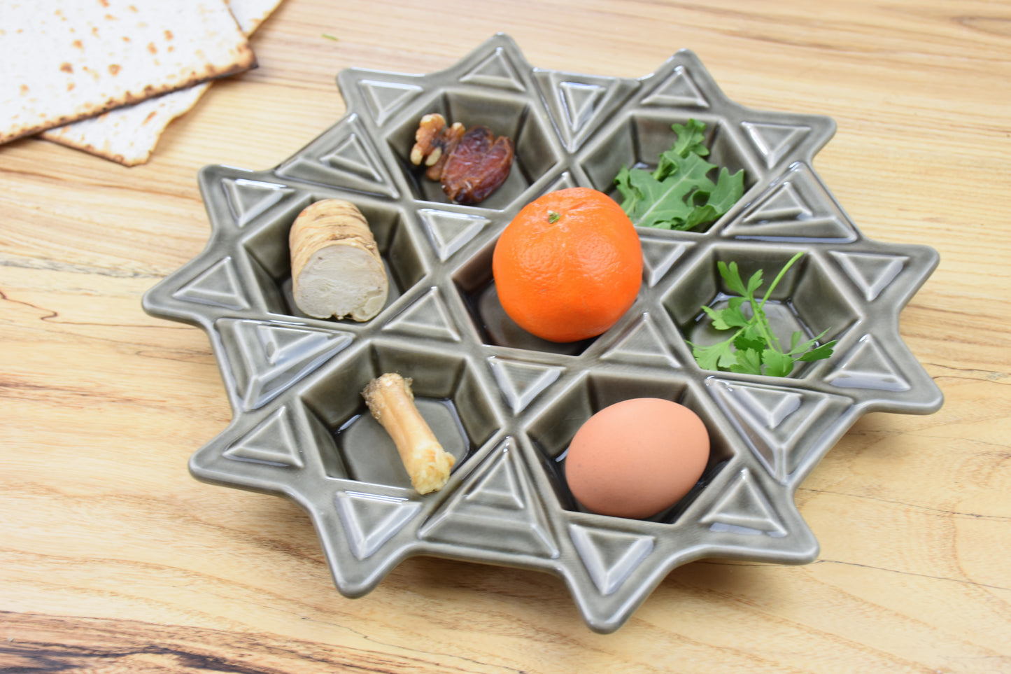 Passover Seder Plate - Fog