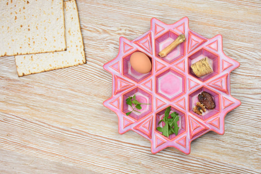 Seder Plate - Hot Pink