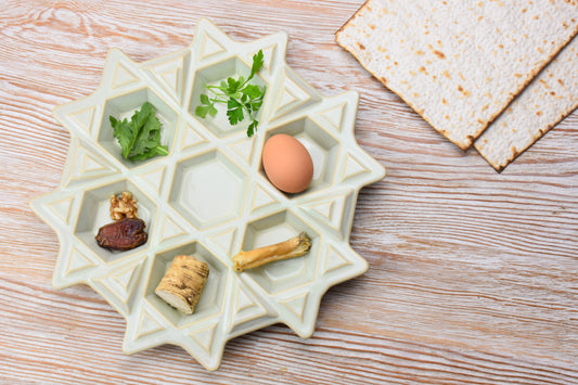 Seder Plate - Pistachio