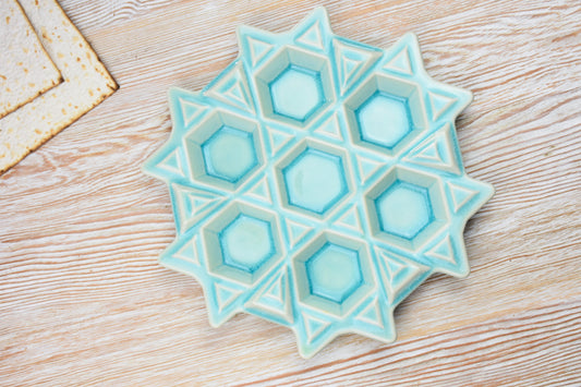 Seder Plate - Sea Glass