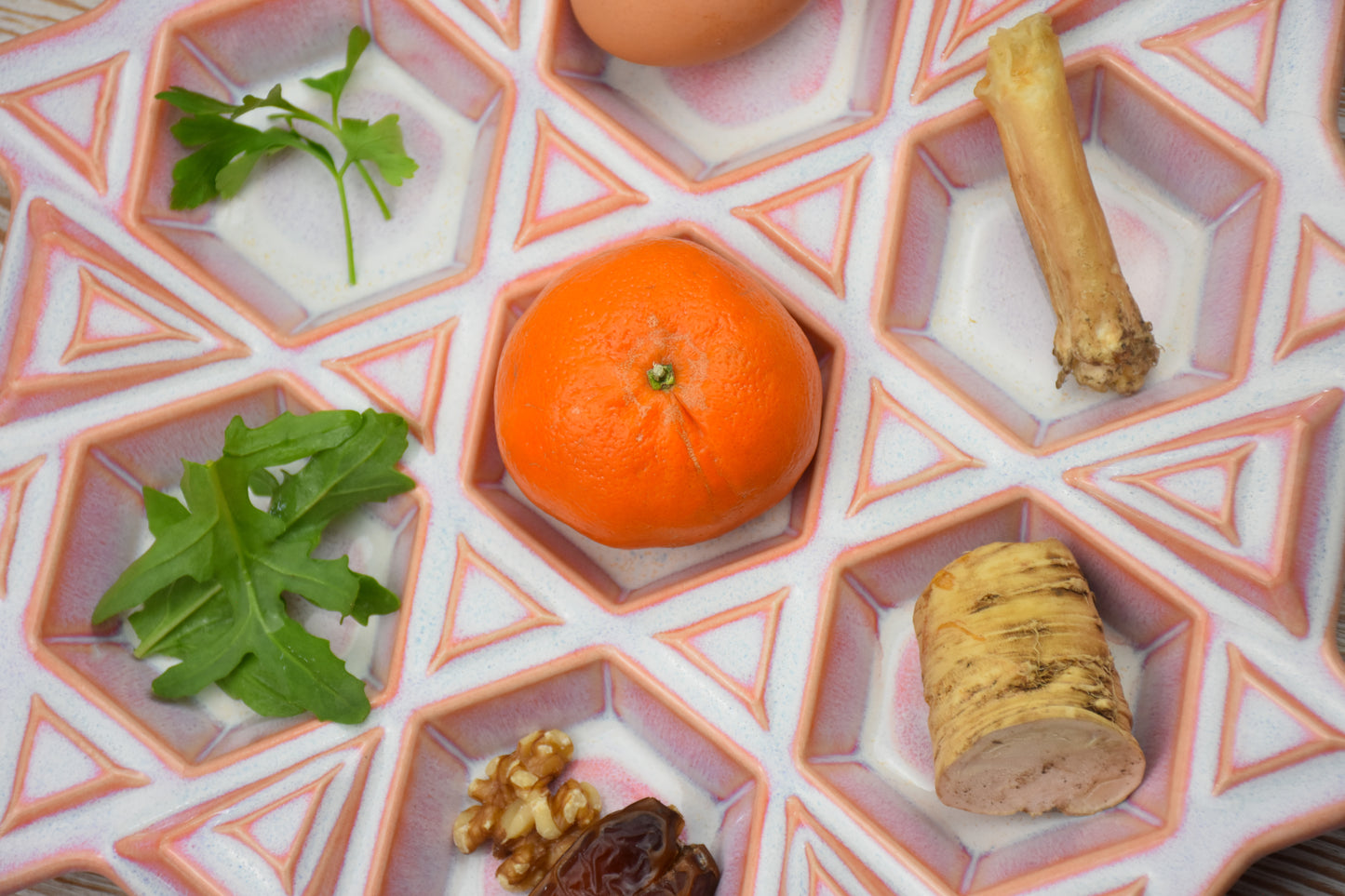 Seder Plate - Tequilla Sunrise