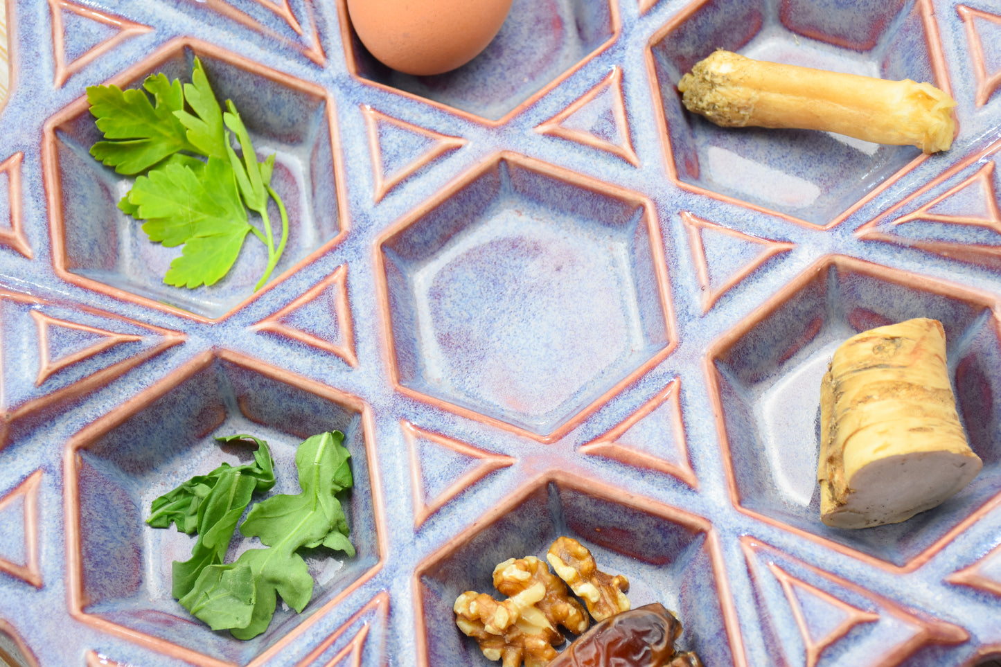 Passover Seder Plate - Ultra Violet
