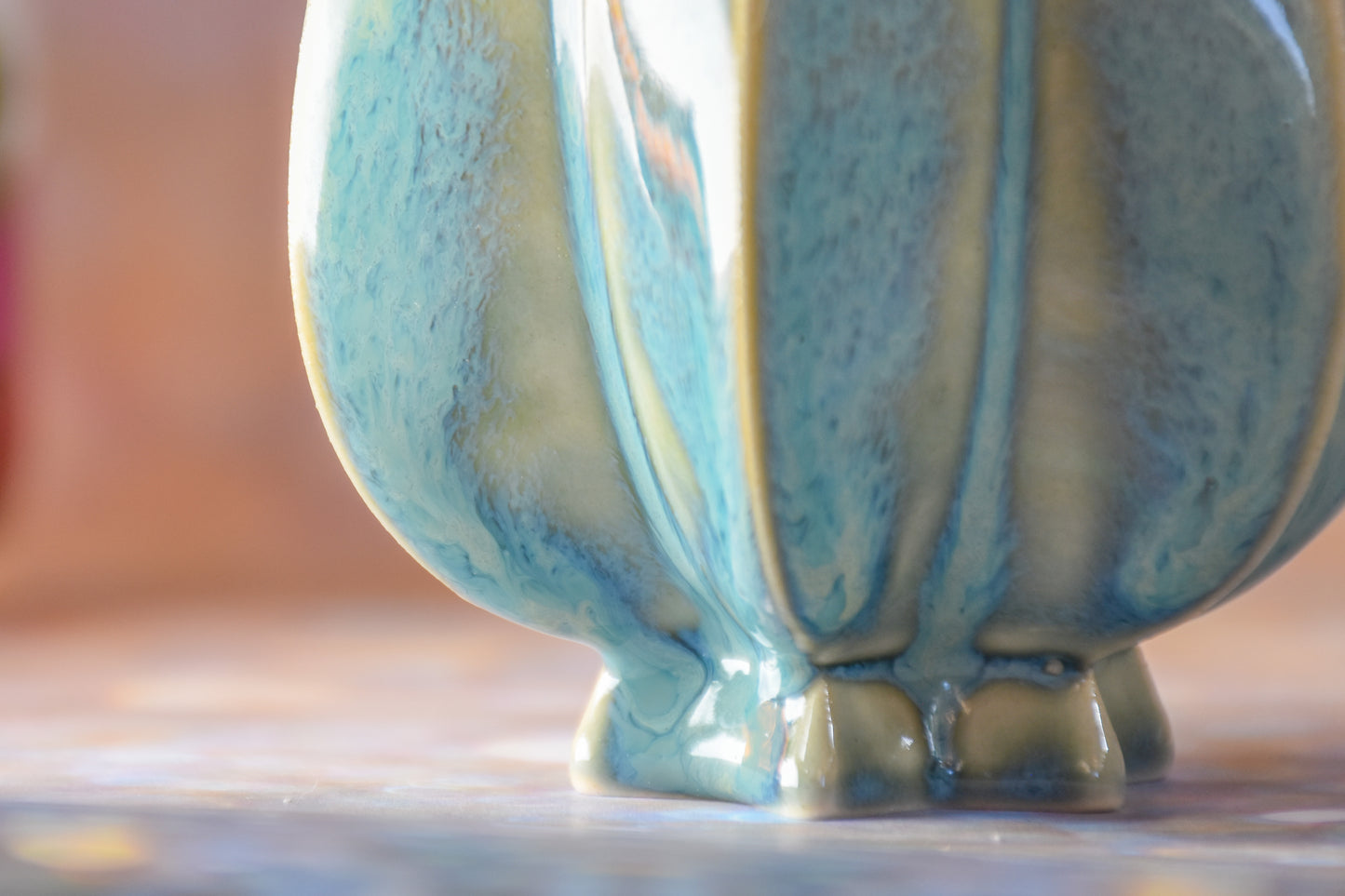 Pom Kiddush Cup - Blue and White