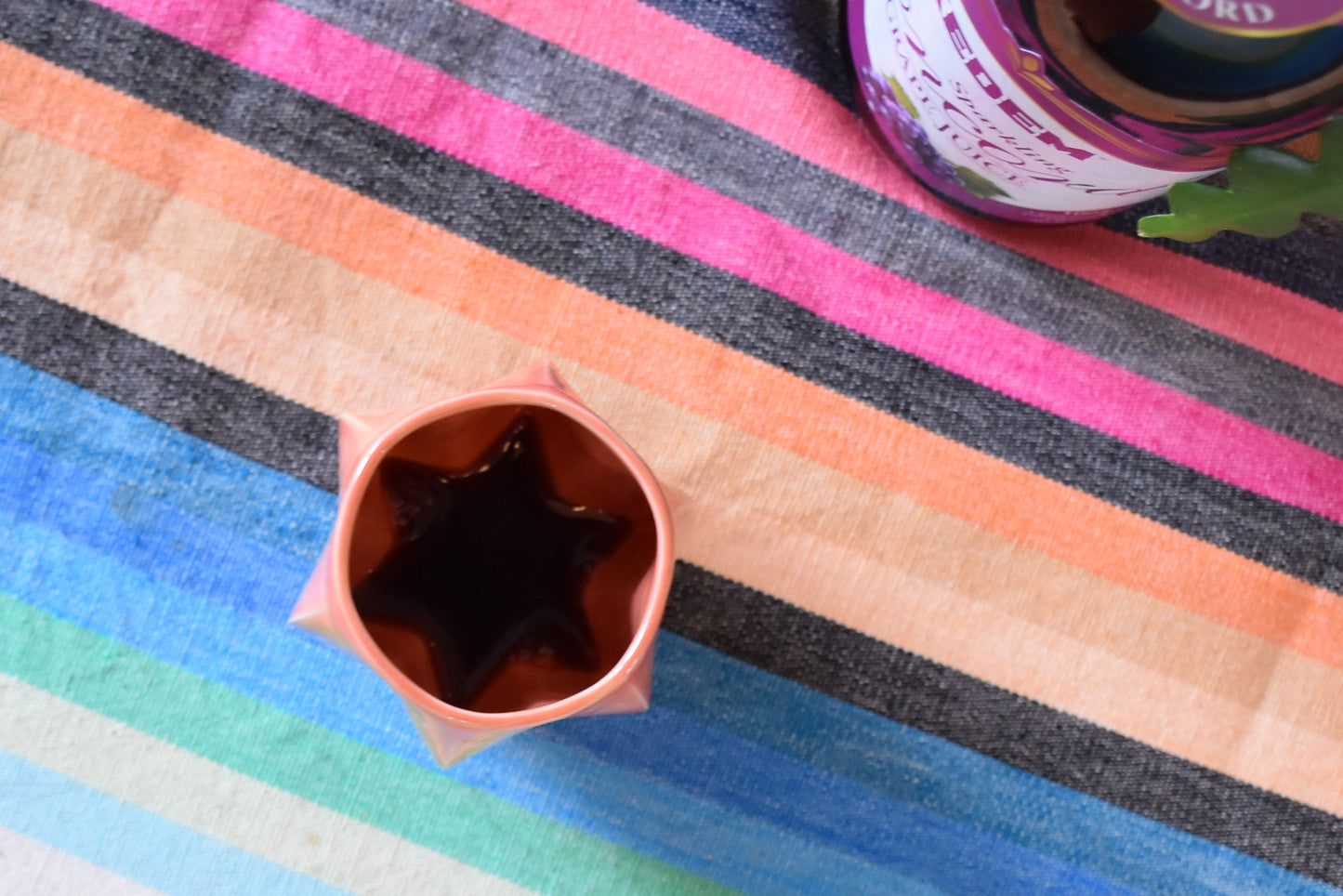 Shabbat Pom Kiddush Cup - Poppy