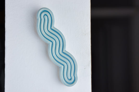 Squizuzah Mezuzah - Aquamarine
