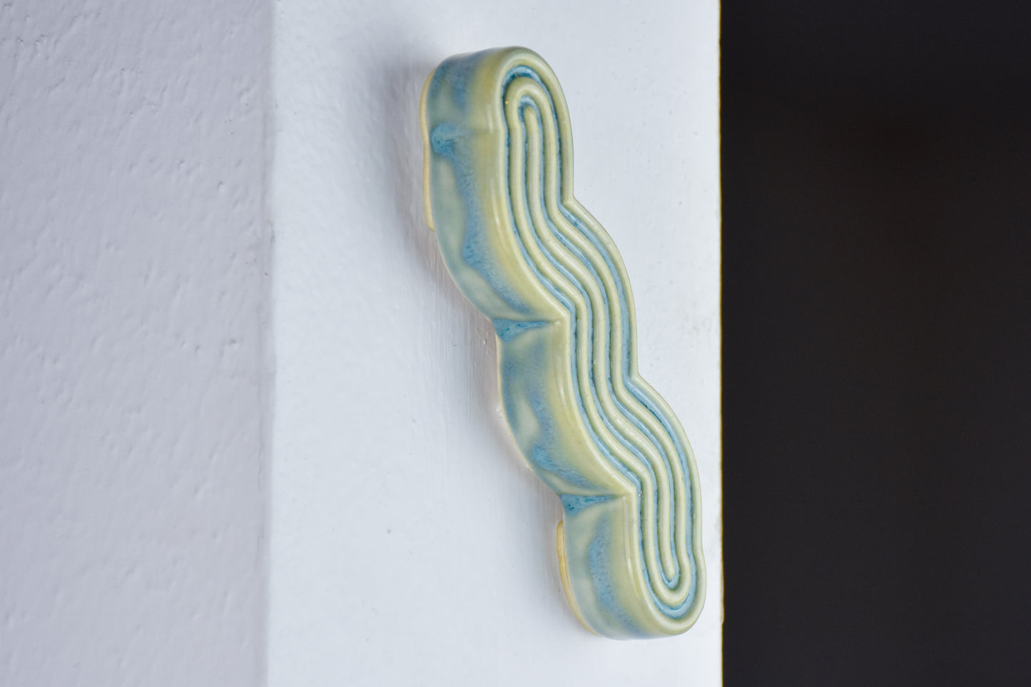 Squizuzah Mezuzah - Blue and White