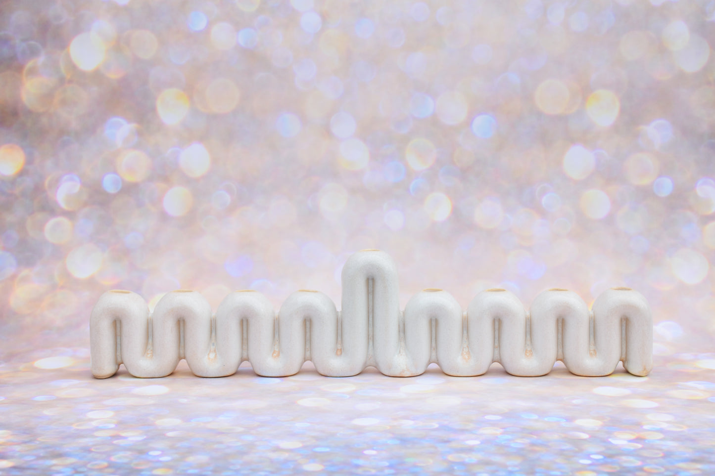 Hanukkah Menorah - Cream